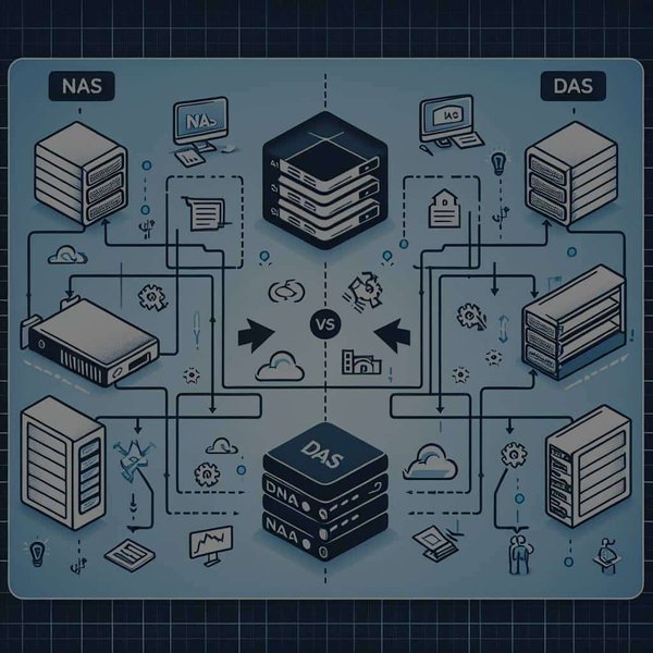 Est-il plus efficace d'utiliser un NAS ou un DAS pour le stockage de données d'une petite entreprise ?