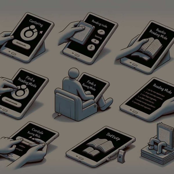 Comment configurer un mode lecture confortable pour les livres électroniques sur un Samsung Galaxy Tab ?